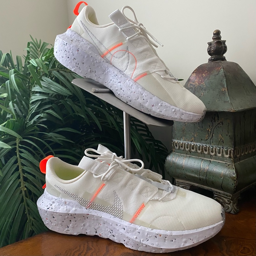 Nike Crater Impact Sneakers in Summit White/Fog Gray